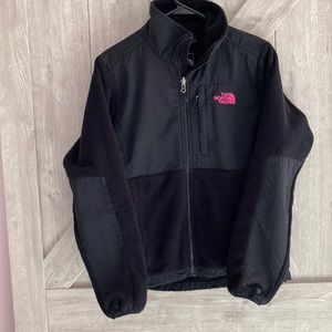 The North Face black women’s fleece. Breast cancer awareness edition. Size S
